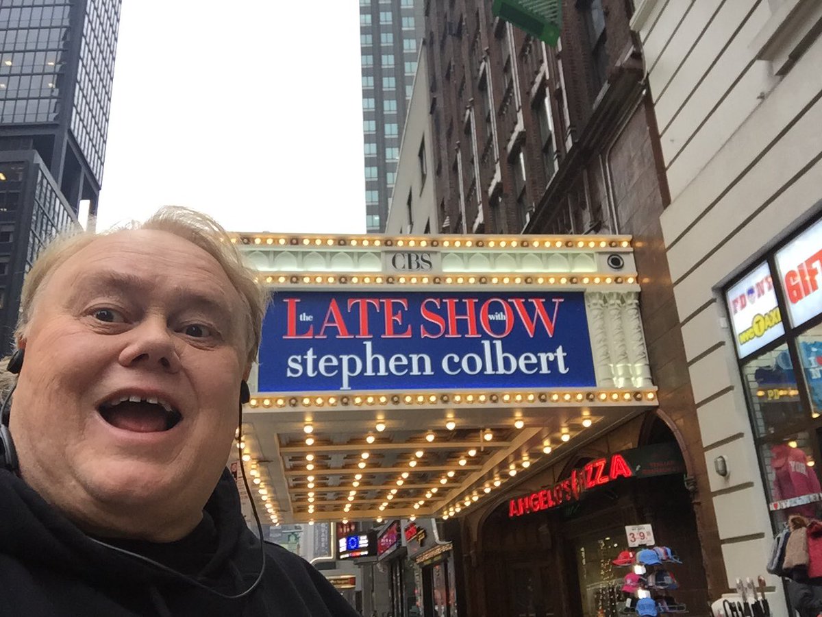 LouieAnderson's tweet photo. @colbertlateshow @StephenAtHome Tonight if they let me in! "No really I'm a guest!! #checkoutmyshoes https://t.co/jbiRM6e5vC