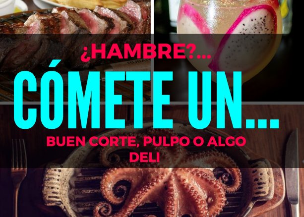 DONDEIRweb's tweet photo. Pulpo, cortes de carne y tragos al estilo brasileño. Aparta una lana extra de la quincena y visita este lugar: https://t.co/0GxNakEF0o https://t.co/OgZNwyIkms