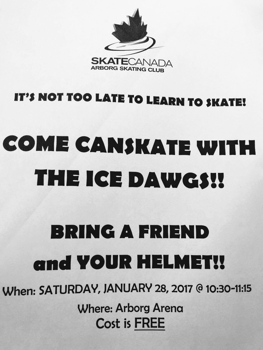 Don't forget those skates! Learn to skate with the @Realicedawgs at the #ASC