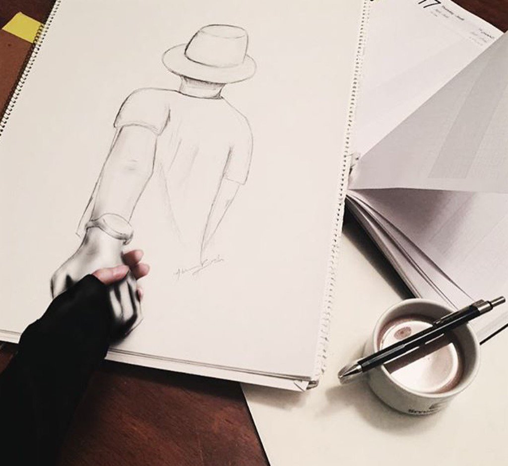 Aliaa_ab's tweet photo. ((If drawing was a person ... ))
I'd follow him wherever he'll go.. 
#photoshop #wonderland https://t.co/zZP2d5wneQ