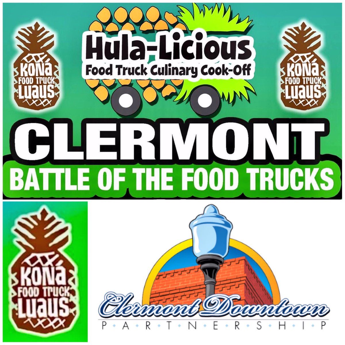 This Saturday-1/21: Come on out to #Clermont Hula-Lucius Event From 1:00-8:00!! ( 40 + #FoodTrucks ) 

685 W Montrose St
Clermont FL