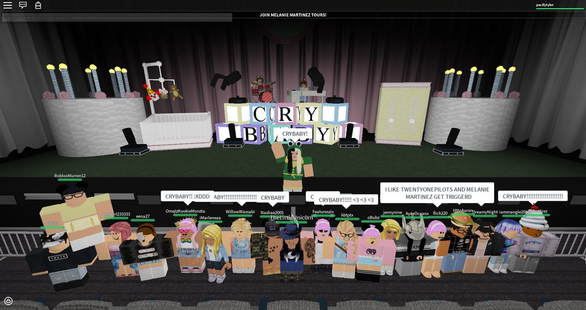 Melanie Martinez On Twitter Shows Have Been Amazing So Far Can T Wait To Keep This Tour Going And Meet Many More Beautiful Faces Mm - roblox crybaby face