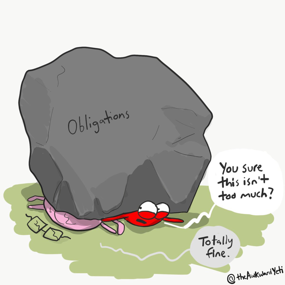 the Awkward Yeti (Nick Seluk) on Twitter "Just the right amount of