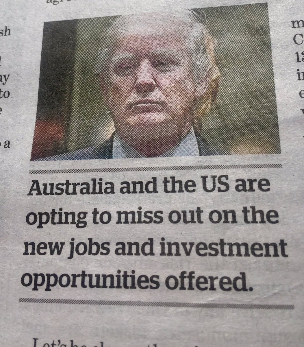 mcreal15's tweet image. "Openly trashing global climate efforts" Bill McKibben@smh/comment
If only we had a real Leader in Australia- #govfail #auspol