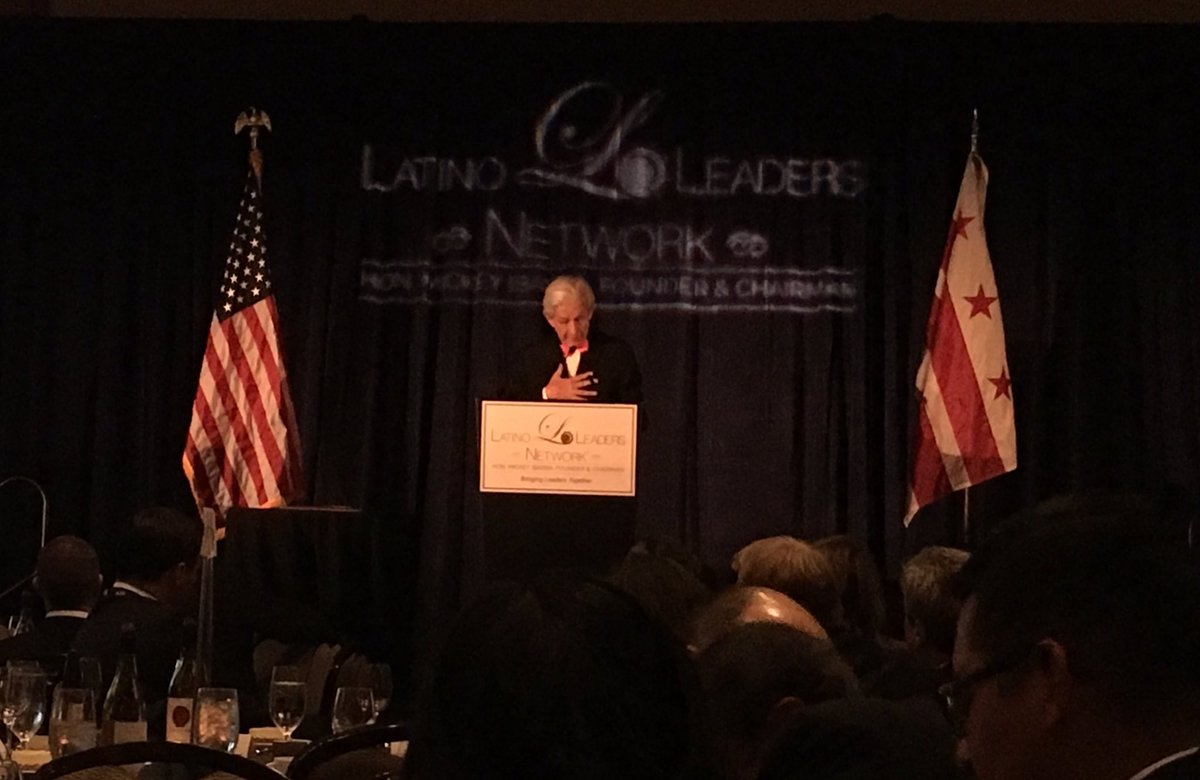 JessicaMCoggins's tweet photo. Lionel Sosa, a Republican who says the GOP Party has left people like him, addressing us @LLN_USA #LLNDC https://t.co/8cxwMj4v7v