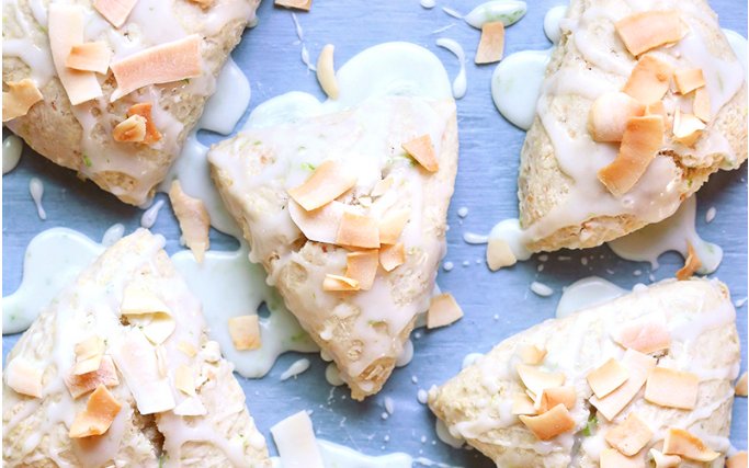 BeWellSnacks's tweet photo. These Coconut Cream Scones by @Tutti_Dolci    are so delicious, especially enjoyed with a nice cup of espresso! #coconutchips #scones https://t.co/QNZw8B7mLb