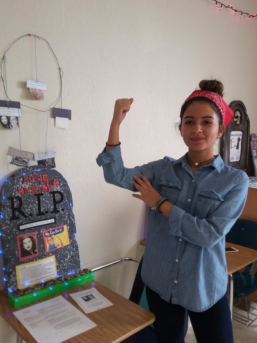 TeachReachLead's tweet photo. About a week ago #livingmuseum @Glades_MS #lovemykids https://t.co/EivZQmOYI9
