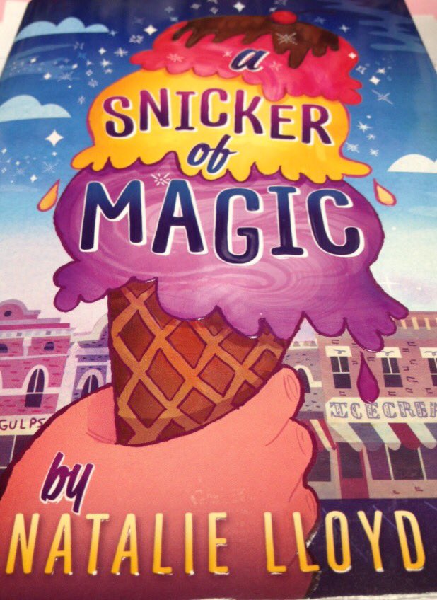 JRELibrary's tweet photo. Skype visit with @_natalielloyd to talk about #snickerofmagic Can't wait to share this book with students! #favoritebook https://t.co/Y6hI7NAxjb