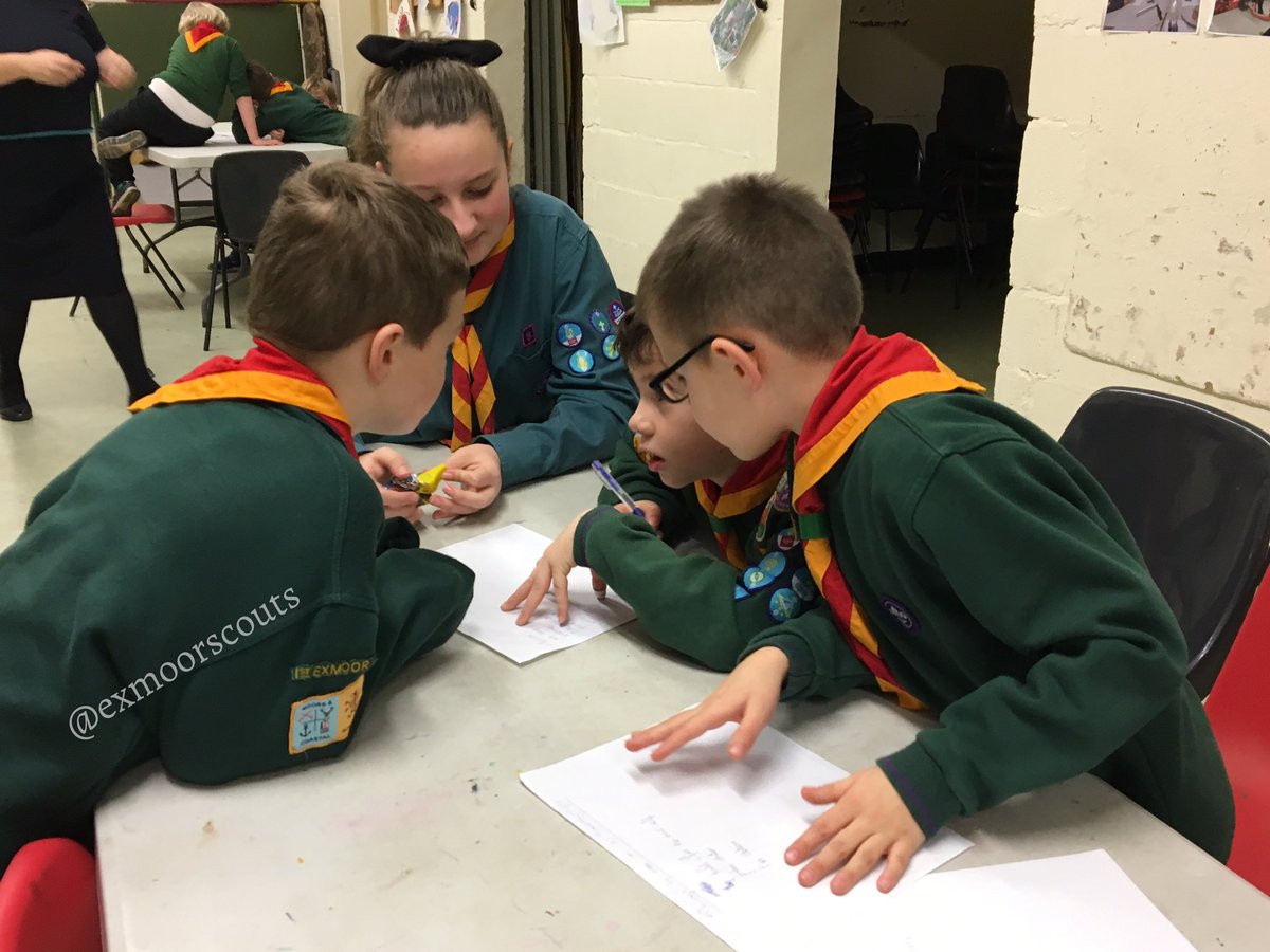 exmoorscouts's tweet photo. Last night, our #Cubs took an active part in #youshape - suggesting badgework, trips and activities for the year ahead! @SomersetScouts https://t.co/CGKme1UI1J