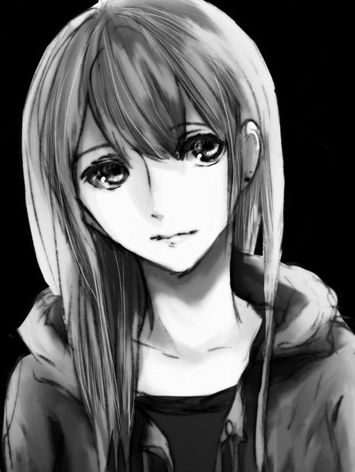 描いた絵をモノクロにしていくとかっこいいのtwitterイラスト検索結果 古い順