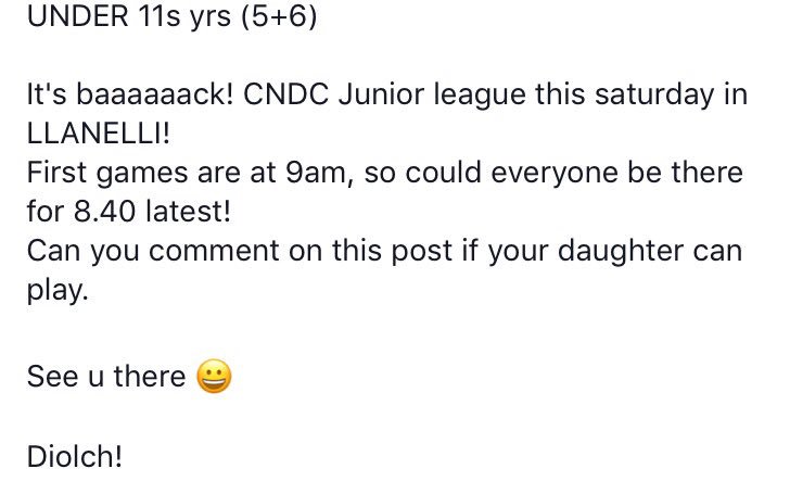 SerYCwm's tweet photo. CNDC U11's League..... https://t.co/XMwK8QlQgY