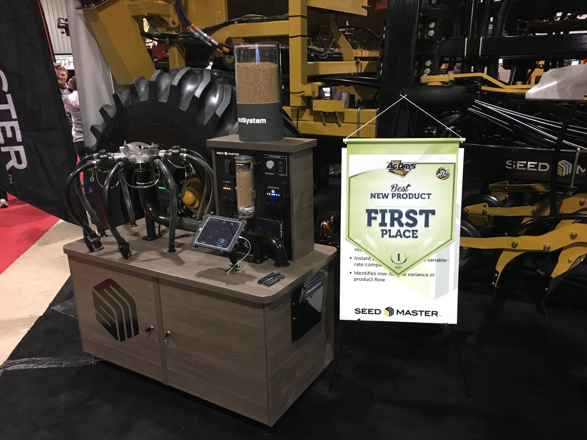 SeedMasterMfg's tweet photo. Ag industry #innovation from #SK! Raising the bar for #PrecisionAG @MinofSBT @NavdeepSBains @ScienceMin https://t.co/ChZ8rpIfc7 @MBAgDays https://t.co/gOkhrgNadd