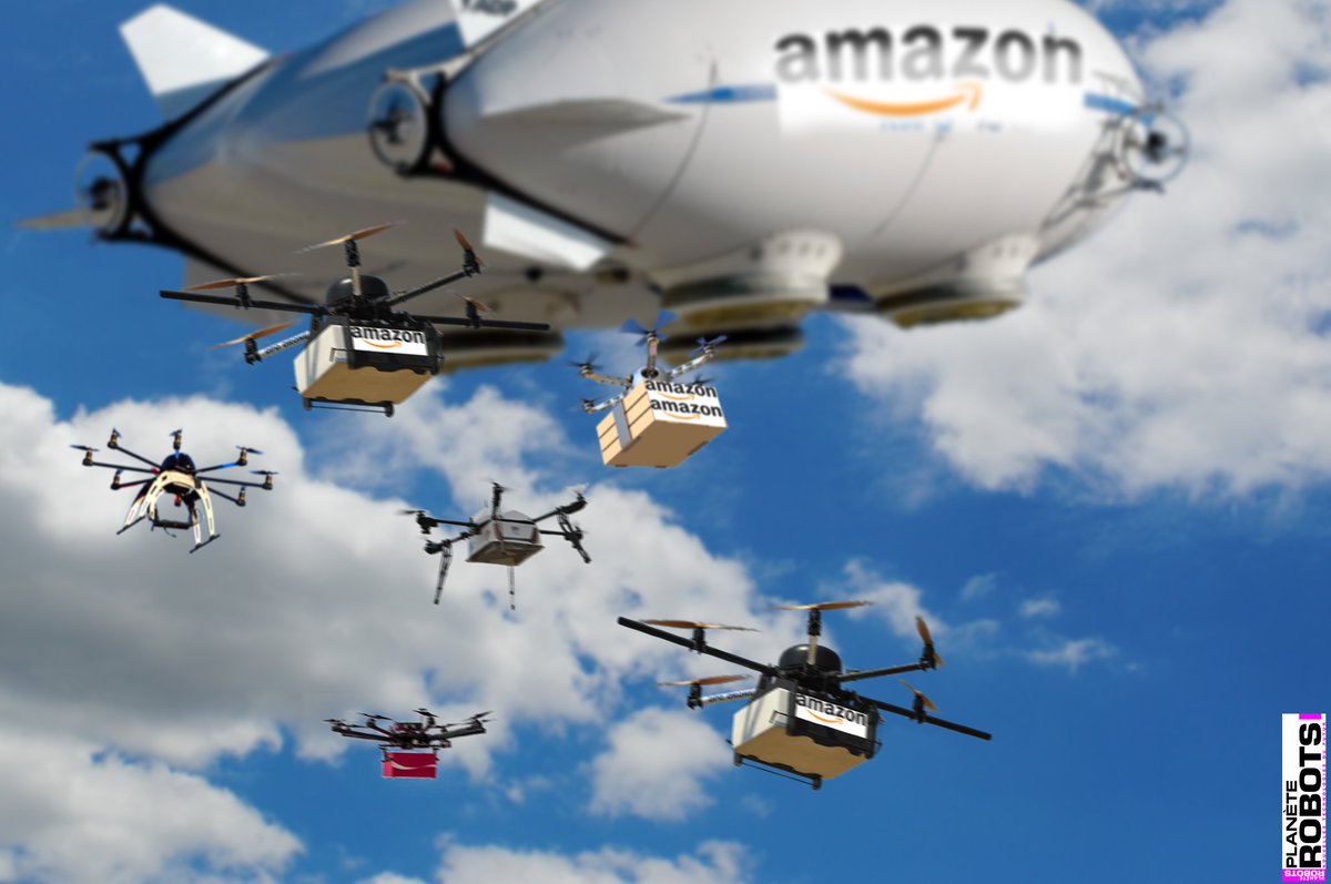 planeterobots's tweet photo. https://t.co/4uTcoY9KgB
Des entrepôts volants à 45000 pieds pour #Amazon capables de transporter hommes, #drones et colis à livrer... https://t.co/5iAvW7y4Zd