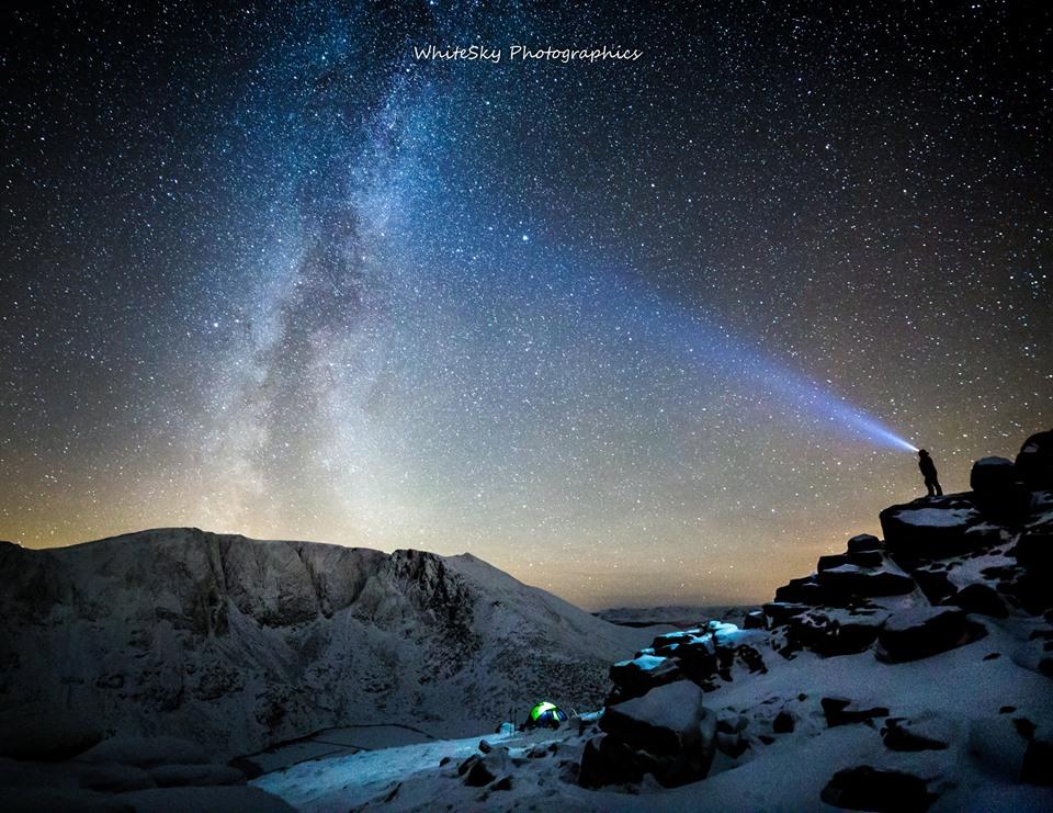 Over night camping trip in the freezing cold to capture THIS at 3000ft. Worth it? We think so! 👌 #beautifulABDN 📷 FB/WhiteSky Photographics