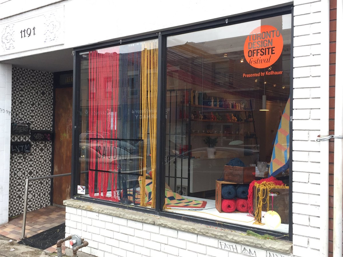 LPTbia's tweet photo. .@TODesignOffsite is in full swing! To see one of its many exhibits, check out @SaudadeToronto https://t.co/VUzPOkIb5w