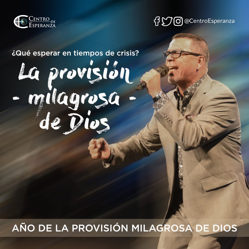 CentroEsperanza's tweet photo. ¿Qué esperar en tiempos de Crisis? La provisión milagrosa de Dios.
Tu 2017 es el #AñoDeProvisiónMilagrosa ¿lo crees?
@PastorJoelLopez https://t.co/QW4nWCDYcy