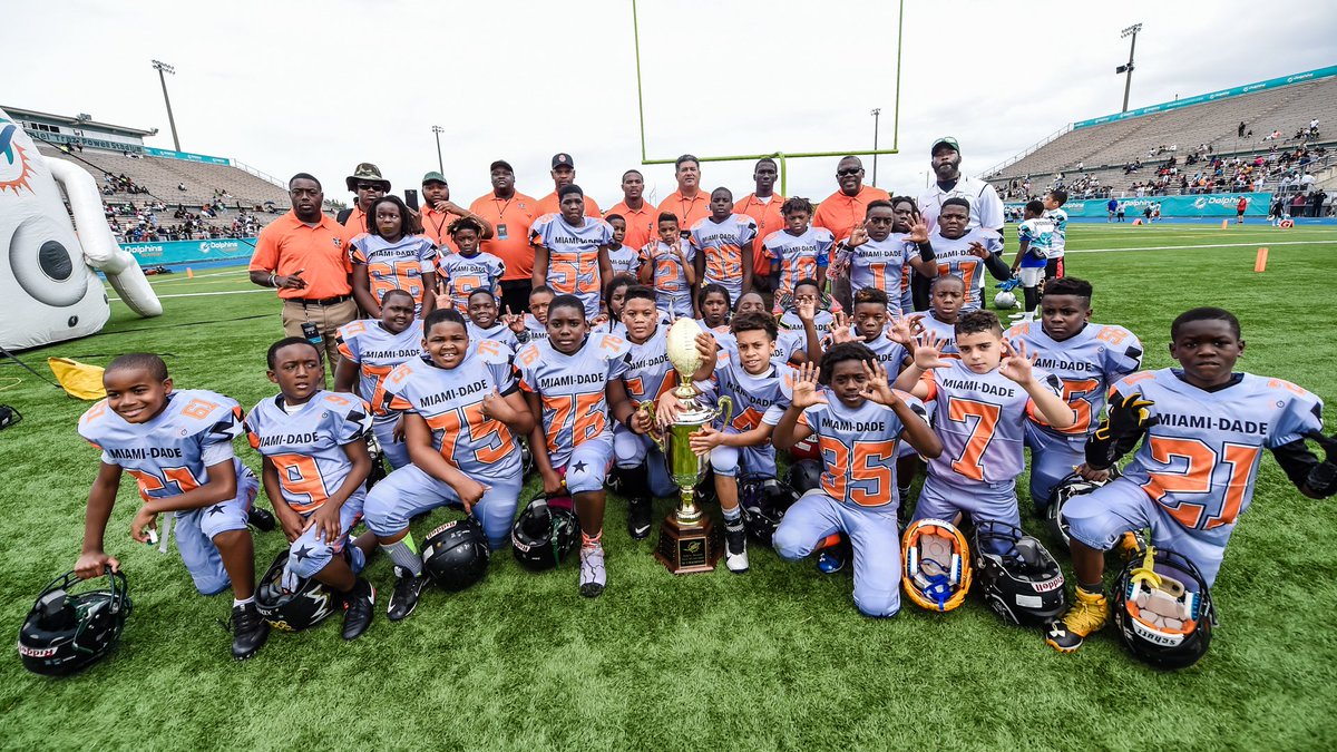 DolphinsAcademy's tweet photo. Congrats to Miami-Dade's 9U team on their 6-0 victory at last week's All-Star Game #DolphinsASG @BrowardCollege https://t.co/A5XTaB6Y18