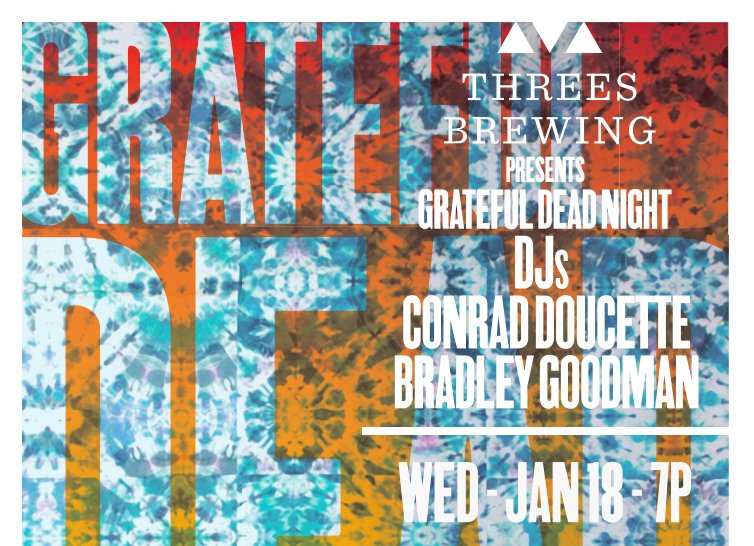 Stoked to catch <a href="/dayofthedead/">Day of the Dead</a> spin tunes <a href="/ThreesBrewing/">Threes Brewing</a> tonight. Come hang with us.