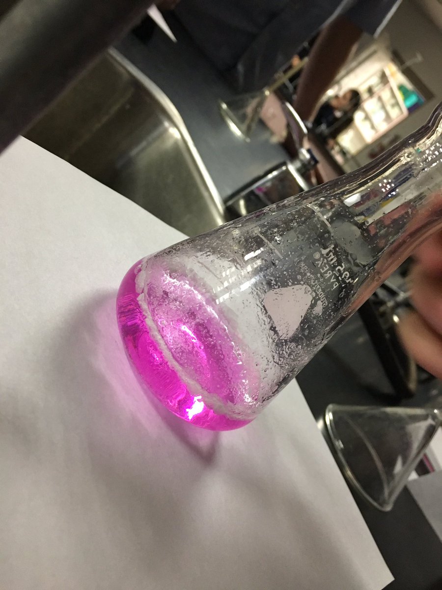 SilScience1's tweet photo. That's a whole lot of chemistry in one flask. https://t.co/P3qWE14QiM