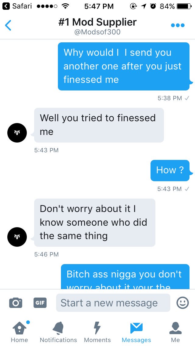 LOEQUAN's tweet photo. @Modsof300 He a scam don't buy no accounts from him!!!!!!!! https://t.co/IFgJTCpqzs