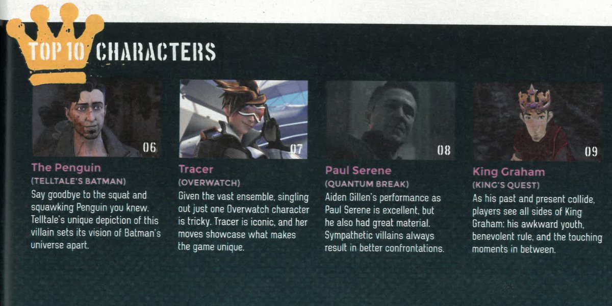 telltalegames's tweet image. Thanks to @gameinformer for including our Oz in your Top 10 Characters of 2016! #Batman