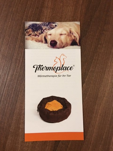 thermoplace's tweet photo. Wärmetherapie für #Hunde und #Katzen - Die #Thermoplace Flyer sind fertig 😀😀 https://t.co/SSQX3mA0zX
