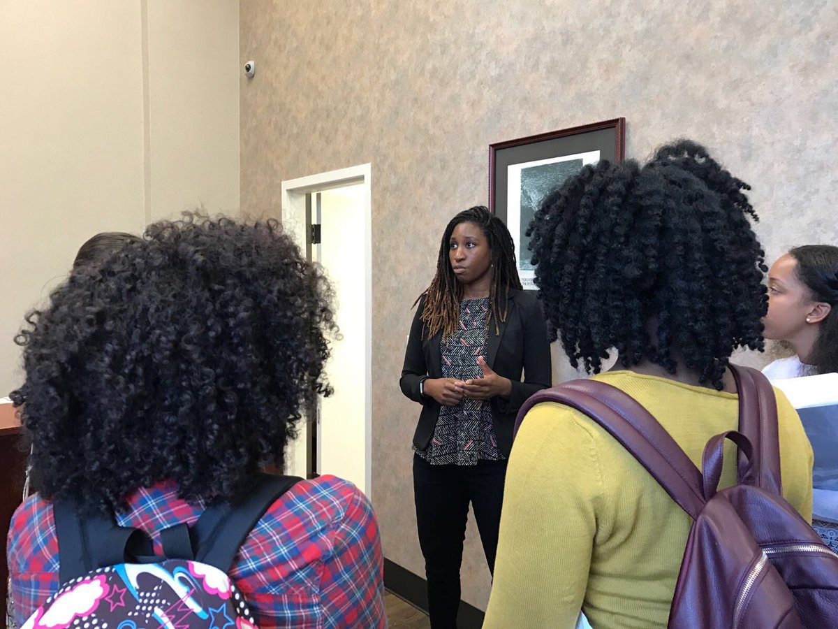 2017QCFootsteps's tweet photo. Estelle, one of the attorneys at EJI telling us about some projects https://t.co/MLLtz5gN7i