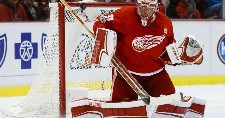 GONG_Redwings's tweet photo. 'Detroit Red Wings' Jared Coreau grounded as he grabs at No. 1 job' https://t.co/kL8ueOqUbQ https://t.co/RdLmPchpoK