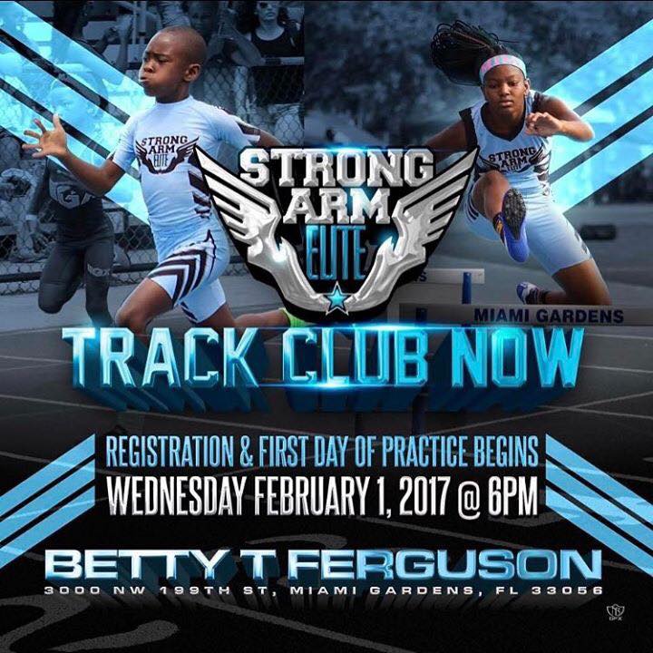 VIP_Branding's tweet photo. Track Season is here! Run with the best! #StrongarmElite|First Day of Practice & Registration starts 02.01.17 | @SA_Athletes https://t.co/aWTaLoSvy8