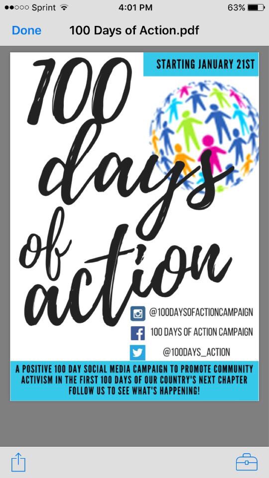 Some howard county SGA presidents have worked to start a social media campaign called 100 days of action!! Follow <a href="/100days_action/">100 Days Of Action</a> for more!