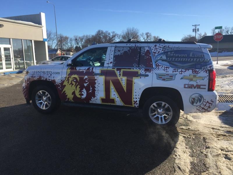 moonjosh's tweet photo. New ride for @WolvesAthletics from @LustAuto. Thank you! Champion Level partner! https://t.co/ws9qBDjgia