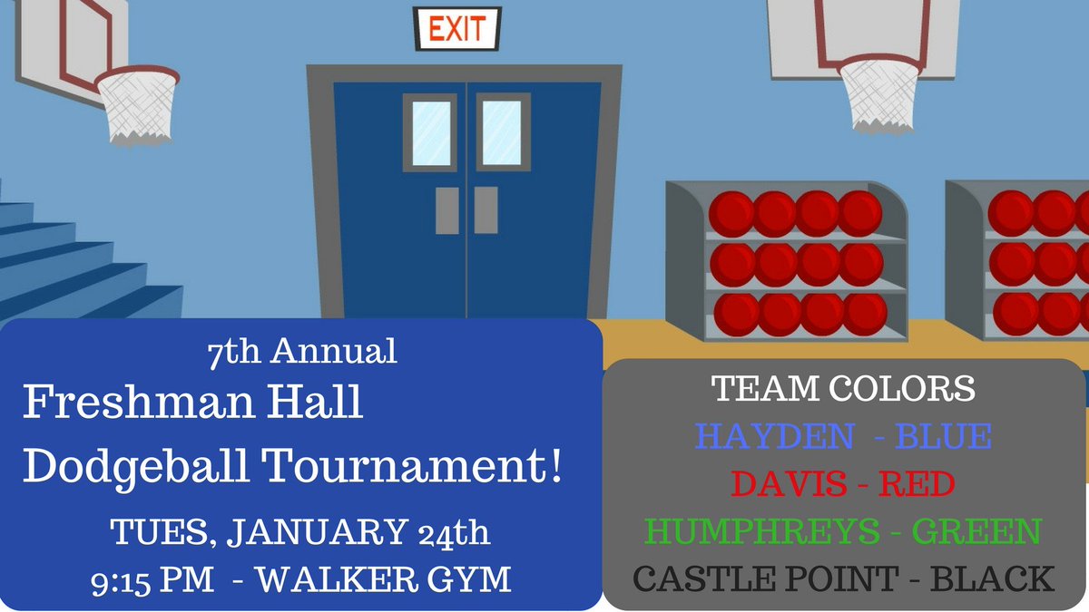 LowerCampus's tweet photo. Get ready for the biggest game of dodge ball ever! #StevensNow #Stevens https://t.co/uSsJRj9ei2