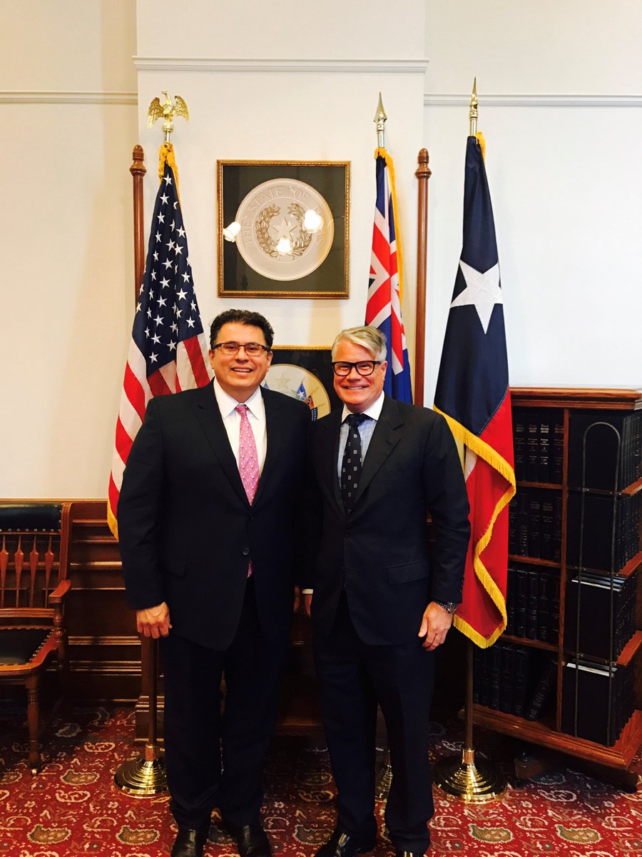 TXsecofstate's tweet photo. FACT: #Australia is a top investor in #Texas, bringing over $600M in the past 5 years alone - thank you for your continued friendship! https://t.co/fgcAPhi8Mz