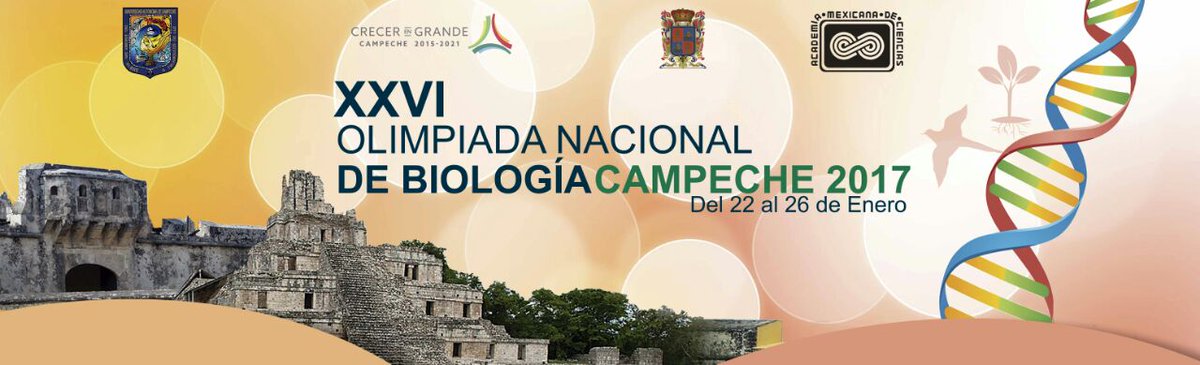 UAC_FCQB's tweet photo. @UACam_Avanza y  @UAC_FCQB    Sede de la XXVI OLIMPIADA NACIONAL DE BIOLOGÍA . Del 23 al 26 de enero. BIENVENIDOS https://t.co/2lGsxihFZa