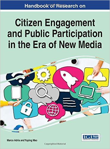 Centre4involve's tweet photo. .@Centre4involve Research Associate @madria40 released book on citizen engagement in Nov. Check it out: https://t.co/WiQVggcjhJ https://t.co/gxnqmt2RzU