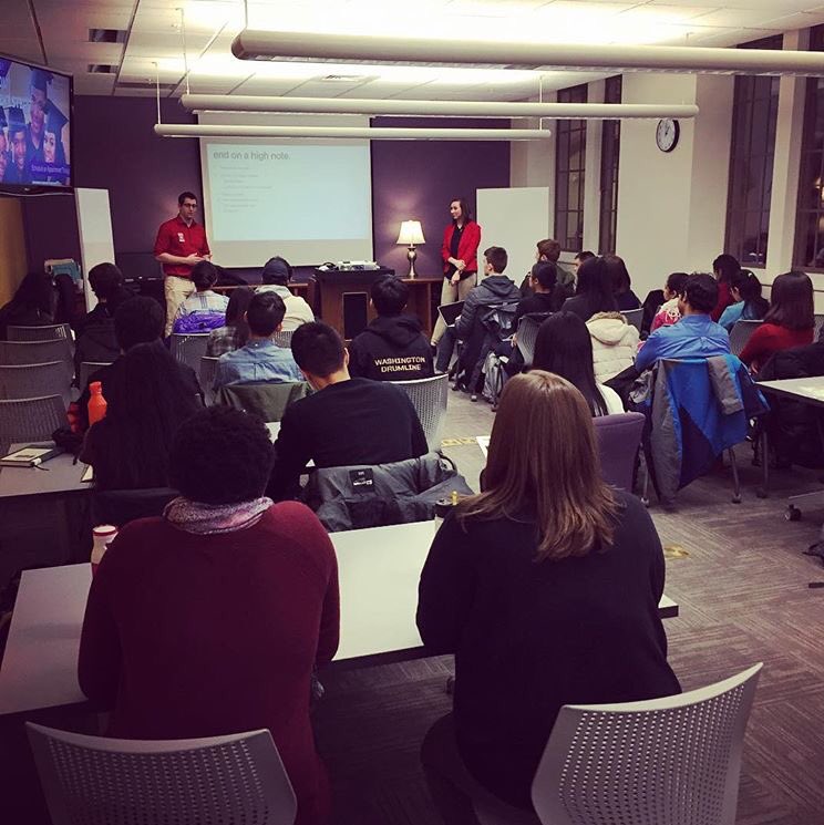 Thank you <a href="/Alex_McKiernan/">Alex McKiernan</a> for helping lead our workshop on how to impress recruiters <a href="/UW/">University of Washington</a>! <a href="/Theresa_Wilder/">Theresa Wilder</a> <a href="/LisaSherland/">Lisa</a>