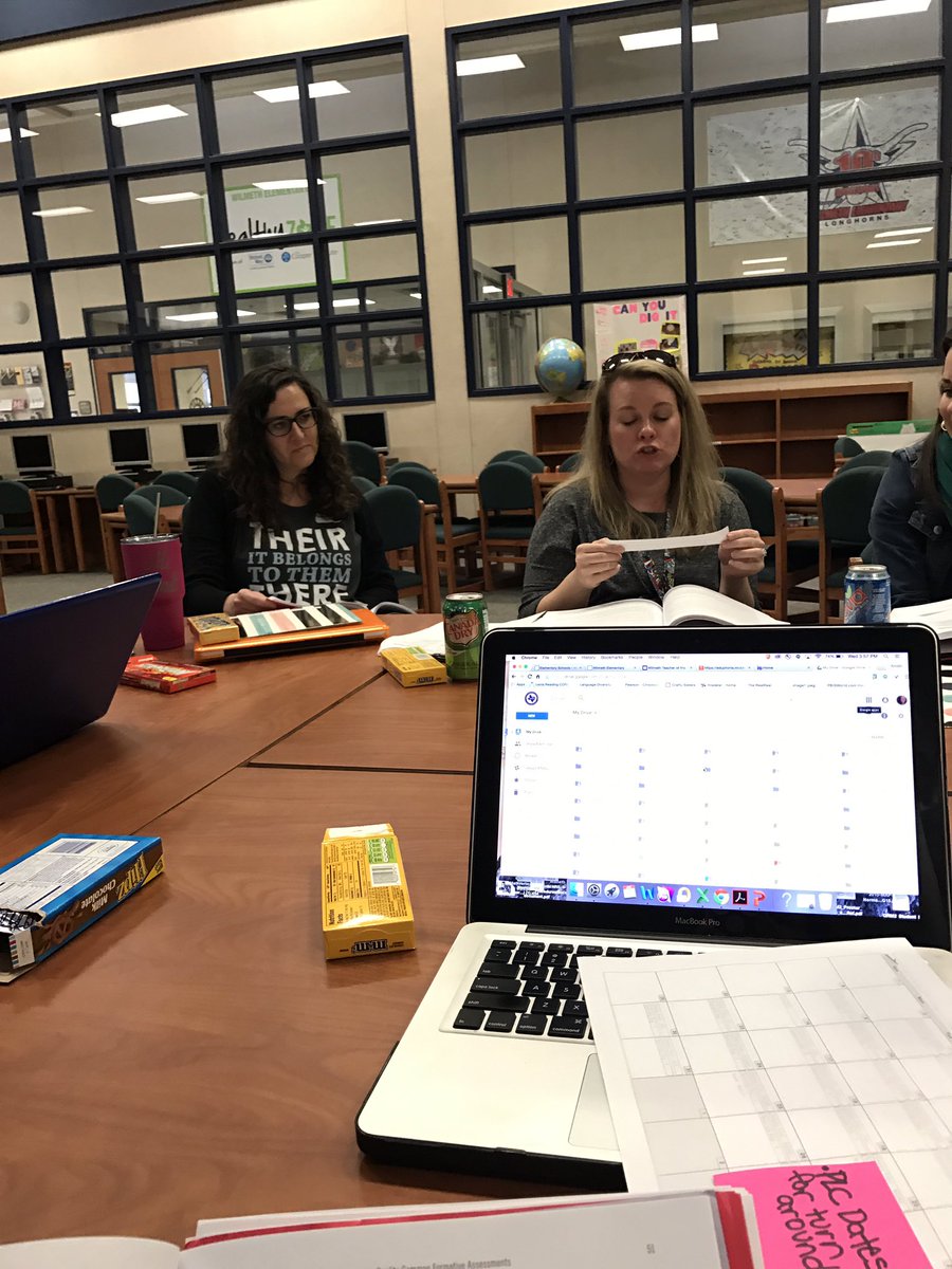 kristin_IC's tweet photo. Team ldr PLC book study-rockstars learning&growing together! Putting #commonformativeassessments in action during #PLC #misdlearns #wilmeth https://t.co/cOn5O3Cifm