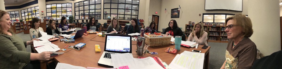 kristin_IC's tweet photo. Team ldr PLC book study-rockstars learning&growing together! Putting #commonformativeassessments in action during #PLC #misdlearns #wilmeth https://t.co/cOn5O3Cifm
