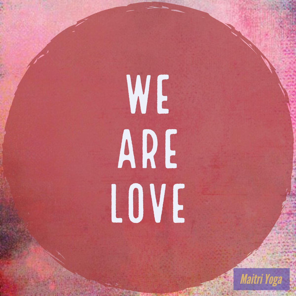 MindyArbuckle's tweet photo. We are Love. Aham Prema. Contemplate this idea today, see how you feel. #wearelove #maitriyoga #yogaelevates #freindlyyoga #loveaffermation https://t.co/PujLk3fo9C