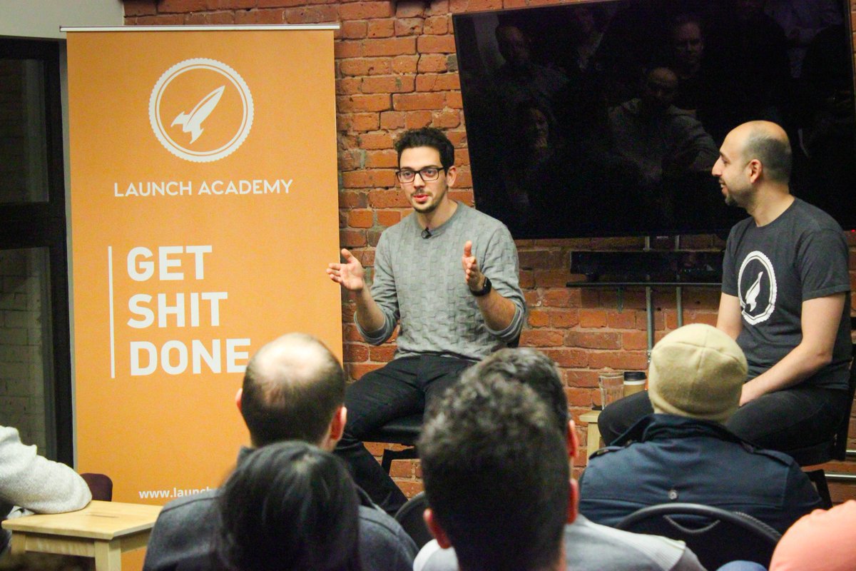 launchacademyhq's tweet photo. "It's everybody's role to play a part in shaping our future" #WiseWords @miluntesovic @expa #LaunchTalks #TechTrends https://t.co/ZGUvqrnOfn