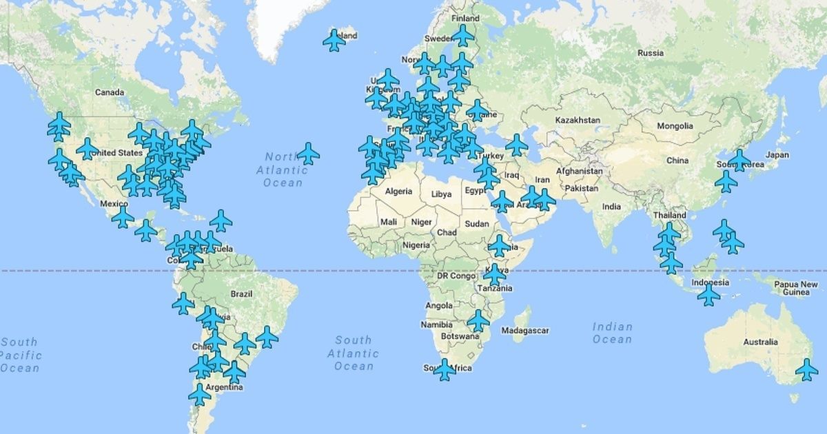 A Priceless Map with the Wi-Fi Passwords for Any Airport in the World via Bright Side #Travel -  buff.ly/2jLroky