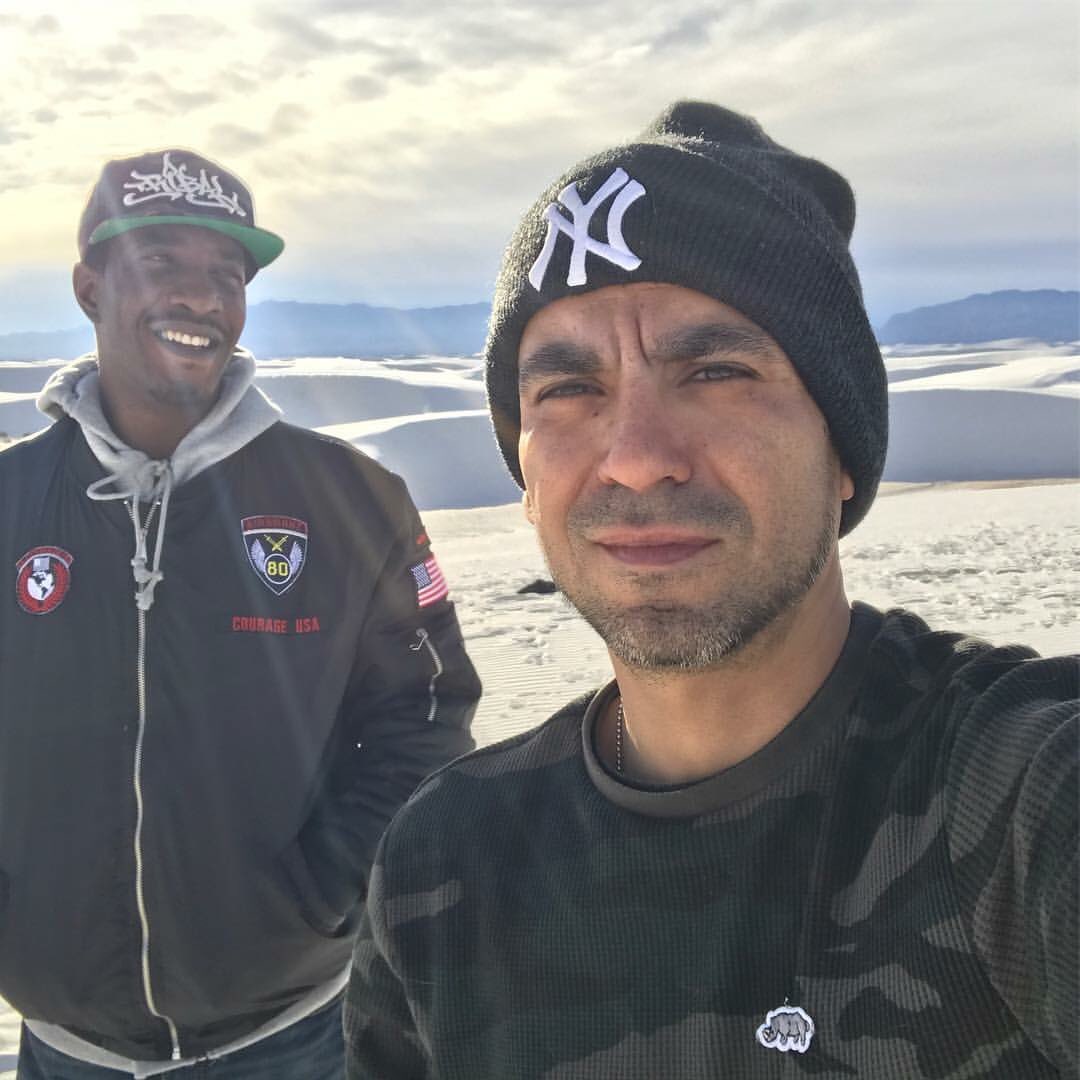bennybrowncoat's tweet photo. @JusAllahMMA Chillin on tour with God at white sands New Mexico. Also shot my next video there too Keep your ear to the ground. @UTC_music https://t.co/MLJJCY2YGB