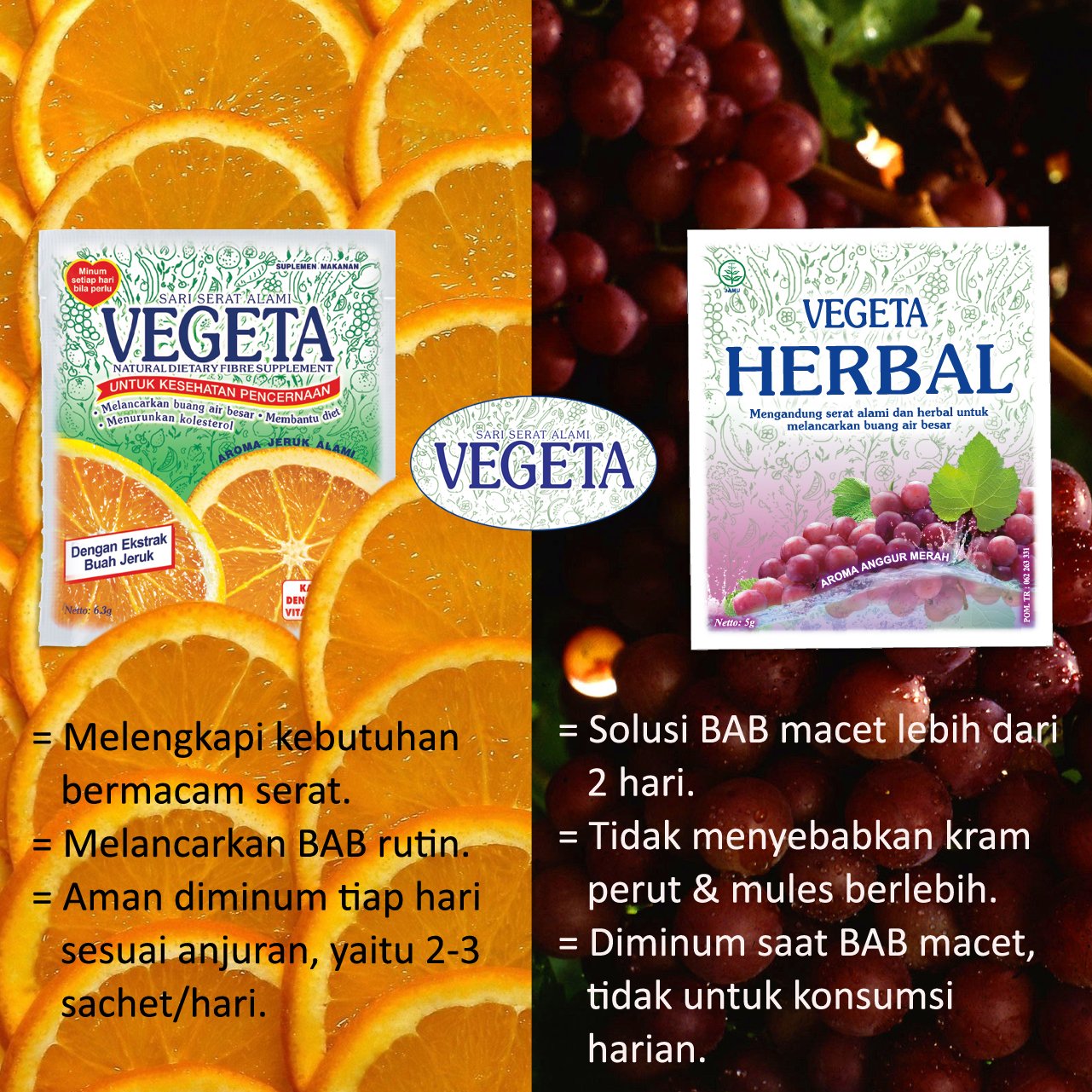 Vegeta Serat Di Twitter Perbedaan Vegeta Jeruk Herbal Tak Hanya Soal Rasa Tapi Juga Manfaat Lho Pilih Vegeta Yg Sesuai Dgn Masalahmu Ya Rt Yuk Vegetatime Https T Co Ojyuwlavsj
