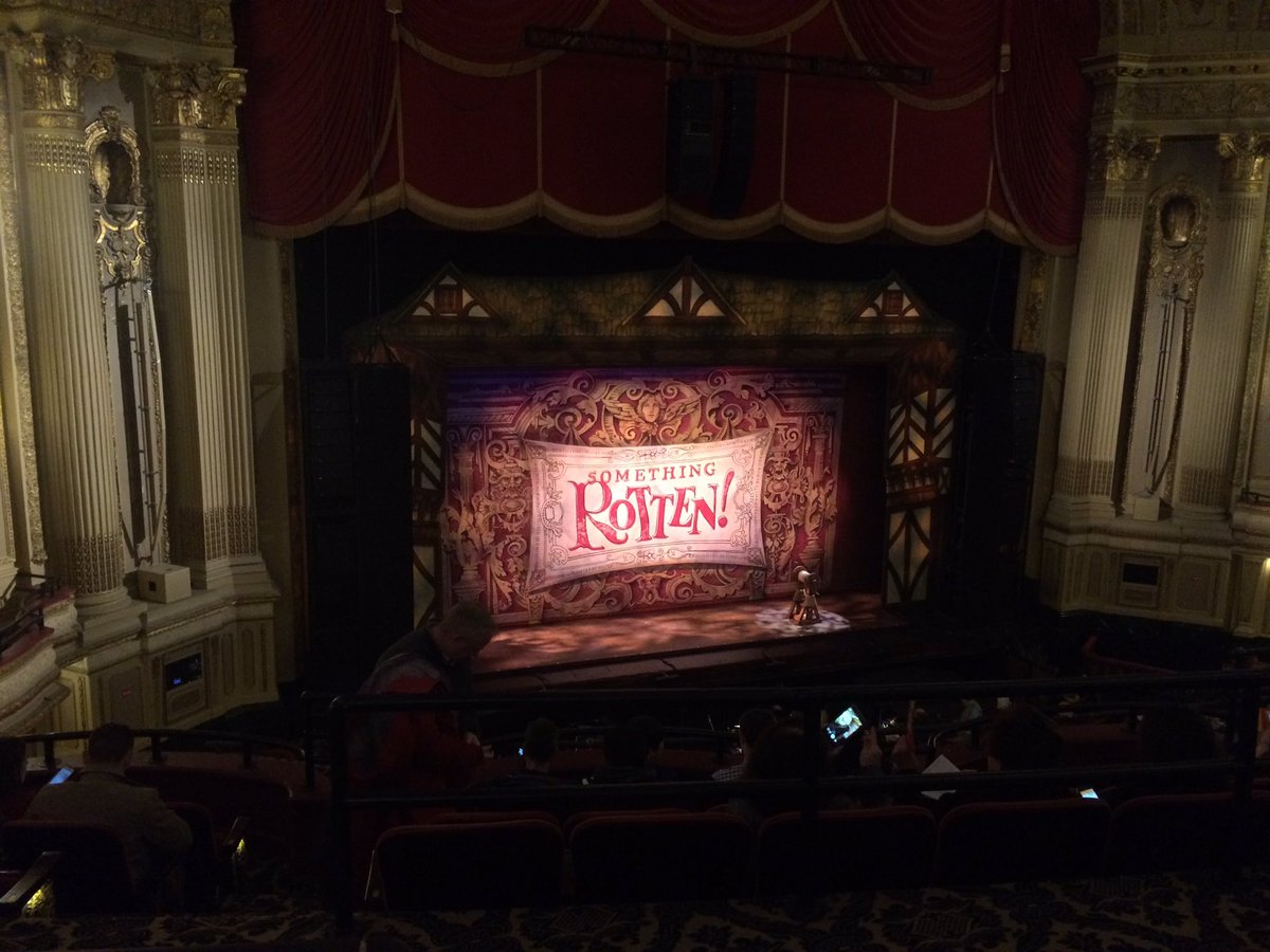EdBoesel's tweet photo. At the Boston Opera House to see Broadway play "Something Rotten" https://t.co/4QNa5iXT9k