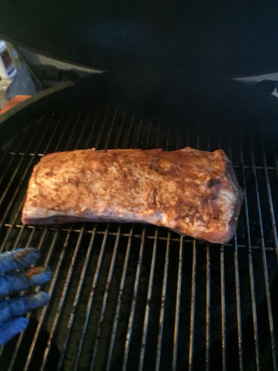 bluegill80's tweet photo. Apple infused pork tenderloin! #Manyeah #HolySmokersbbq #applewoodsmellingood https://t.co/D0AebuViRt