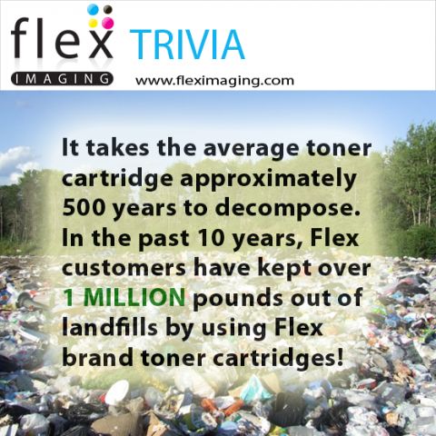 fleximaging's tweet image. #SavetheWorldWednesday. We would like to give a BIG THANKS to our customers that use Flex brand toner!