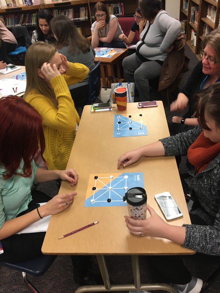 Great time!
RT <a href="/atencsd/">Stephanie Atencio</a>: <a href="/davesawtelle/">David Sawtelle</a> taught us how to play ACHI today! Math is so fun at Wilson Elementary <a href="/CSSD11/">Colorado Springs Schooll District 11</a>