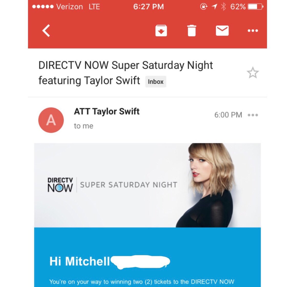 SwiftiesUpdates's tweet image. GUYS I WON!! IM GOING TO HOUSTON FOR TAYLOR!!