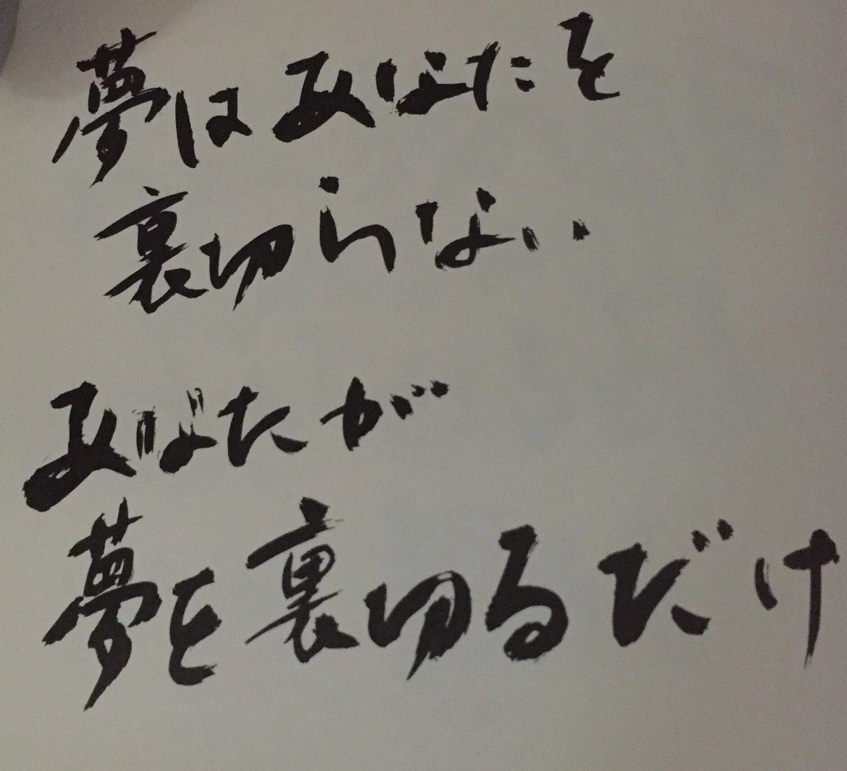 37aw37's tweet photo. 夢はあなたを裏切らない

あなたが夢を裏切るだけ https://t.co/p2grgaAh9S