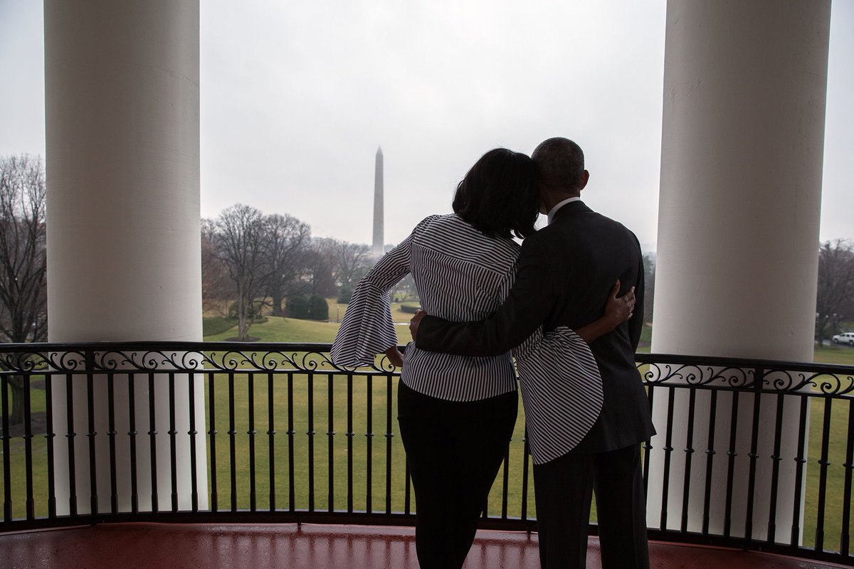 Being your First Lady has been the honor of a lifetime. From the bottom of my heart, thank you. -mo